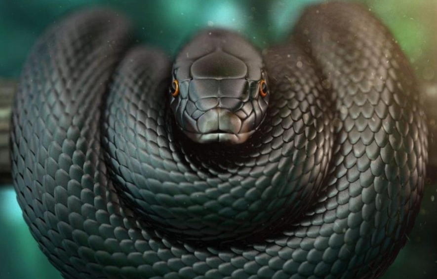 人类遇到黑曼巴蛇攻击，应该如何处理？